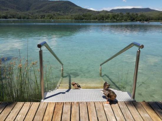 Camping Bungalow El Llac De Banyoles Porqueres Eksteriør bilde